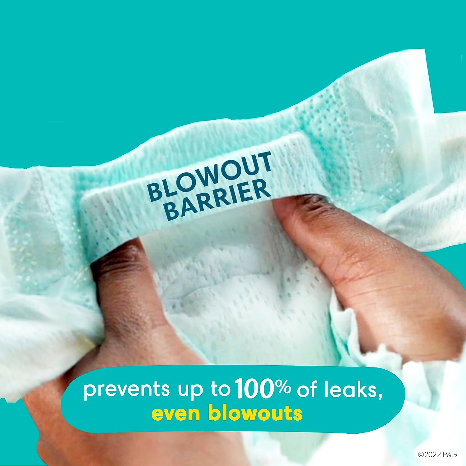 Pampers Swaddlers Newborn Diapers - Size 0, 140 Count, Ultra Soft Disposable Baby Diapers - Image 3